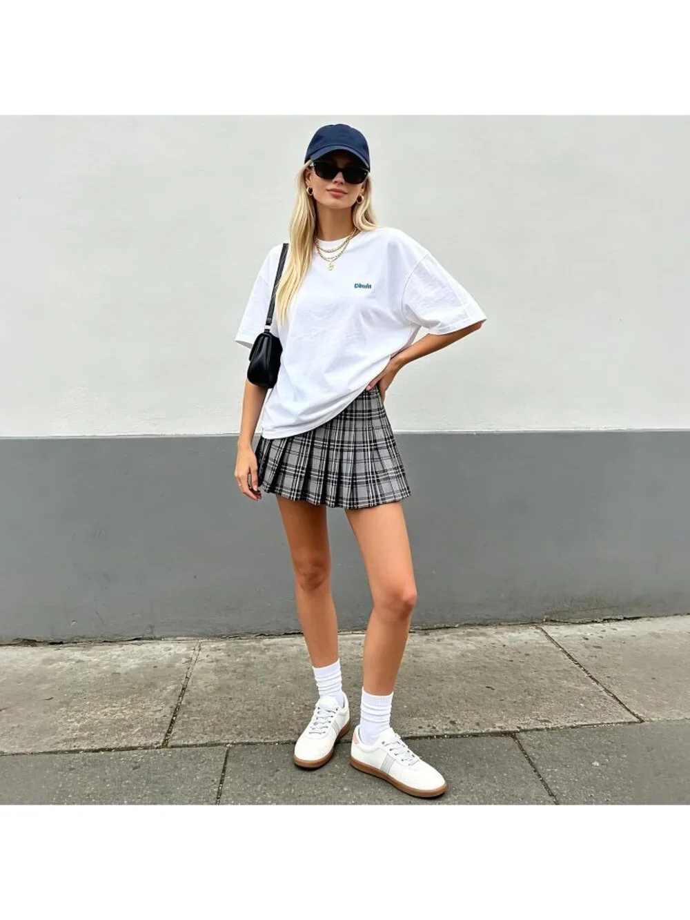 Women's White Canvas Shoes Flat Pull On Round Toe Athletic Tennis Sneakers